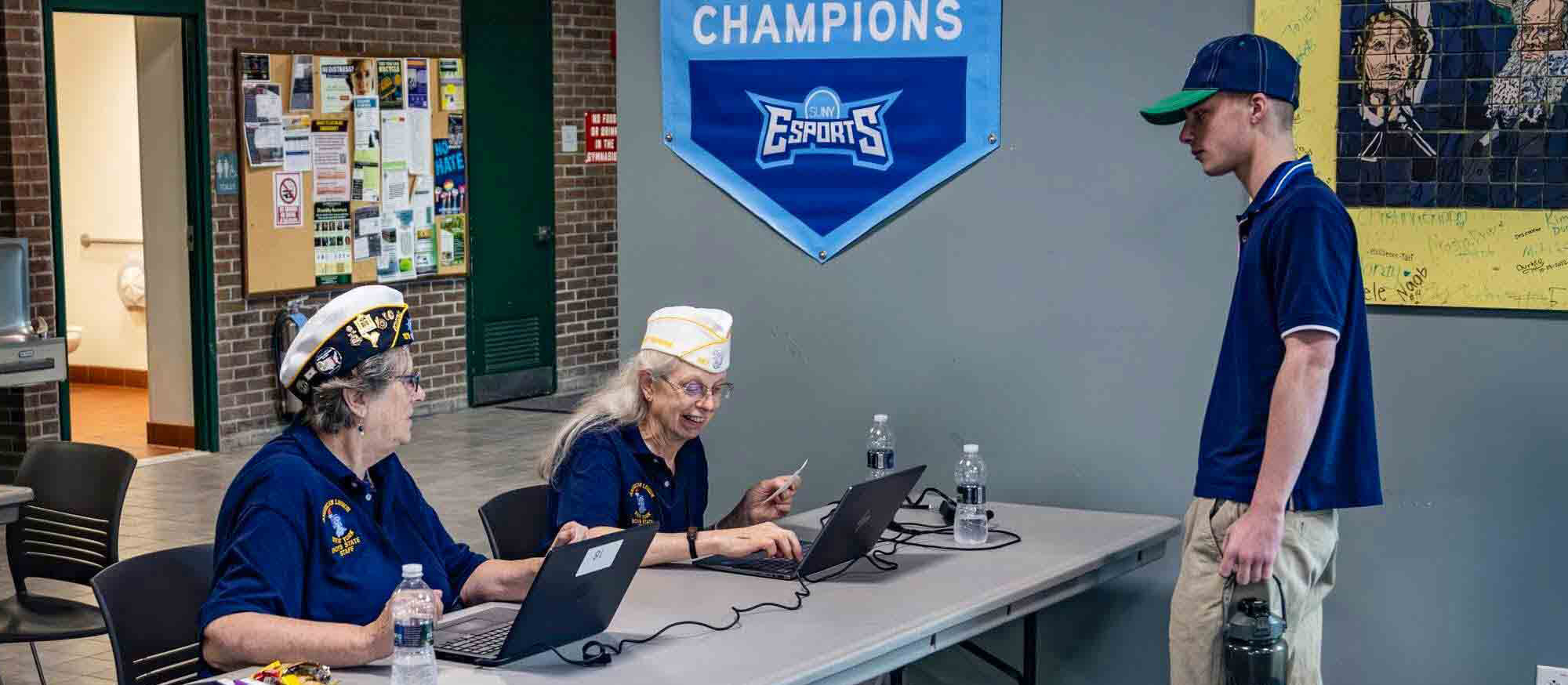 Registration staff